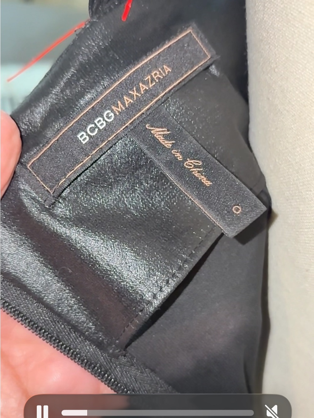 BCBGMaxAzria One-Shoulder Black Draped Cocktail Top - Picture 2 of 5
